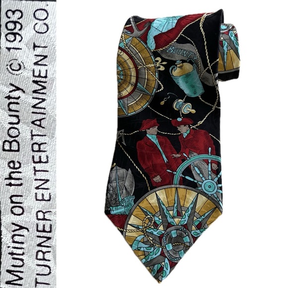 1993 Mutiny on the Bounty Vintage Necktie/Tie/Neck Tie | American Film Classics - Picture 4 of 17